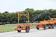 Masten werden aufgebaut (Foto: Martin Schmitz)